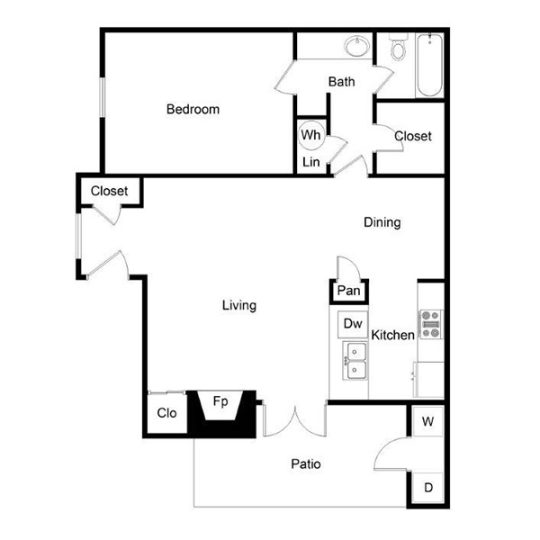 floor plan photo of the park at westchase in houston, tx at The Westmount at River Park