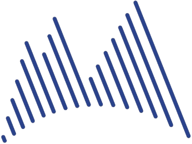 the logo for the company, with blue lines at The Westmount at River Park